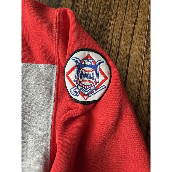 Vintage St. Louis Cardinals Embroidered Fleece V-Neck Sweatshirt Size Medium - Picture 5 of 8